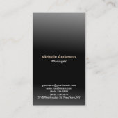 Black Gray Red Travel Agent Beruflich Visitenkarte (Rückseite)