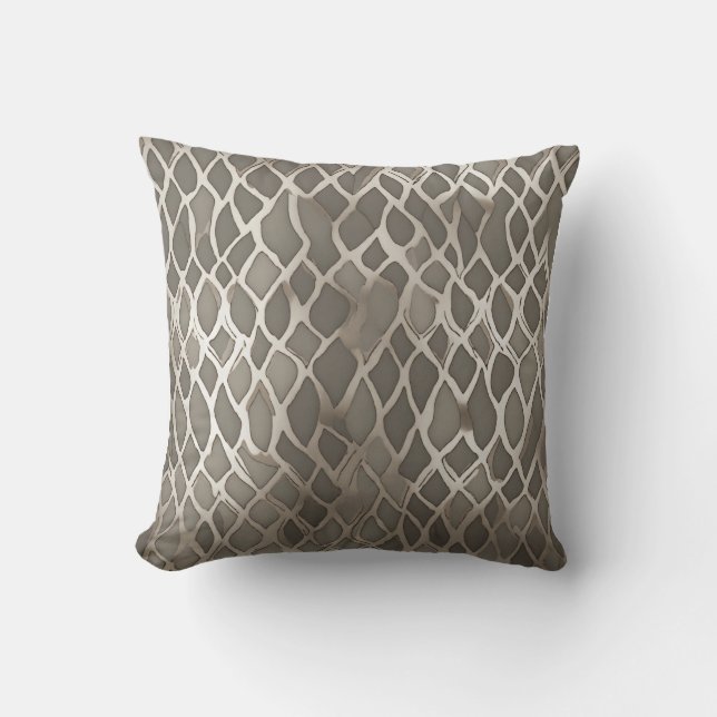 Black Gray Shades Kissen (Vorderseite)