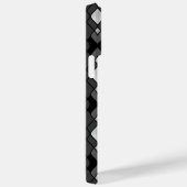 BLACK GRAY SILVER DIAMOND PATTER Case-Mate iPhone HÜLLE (Rückseite / Rechts)