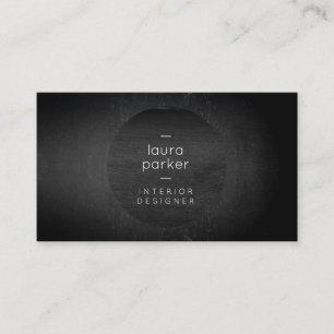 Black Gray Tutor Spritzer Chalkboard Tutor Visitenkarte