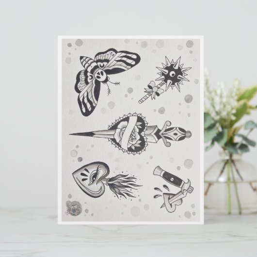 Black & Gray von Lauren Caldwell (Stehend Vorderseite)