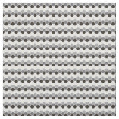 Black Gray White Geometric Hex Hexagram Stoff (Muster)