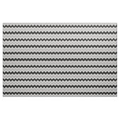 Black Gray Zickzack Zigzag Muster Stoff (Fat Quarter (45,7 x 55,9 cm))