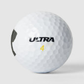 Black Great Dane Golfball (Logo)