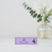 Black Great Dane Karo Visitenkarte (Stehend Vorderseite)