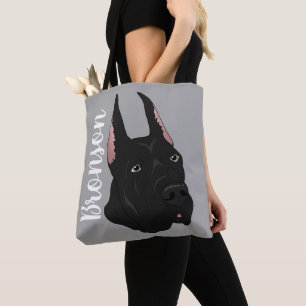Black Great Dane Tasche