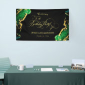Black Green Bronze Gold Geburtstag  Banner (Messeveranstaltung)