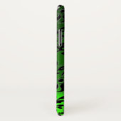 BLACK GREEN DAMASK EMERALD GEM MONOGRAM Case-Mate iPhone HÜLLE (Hinten/Rechts)