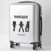 Black Green Dancer #1 Aufkleber (Koffer)