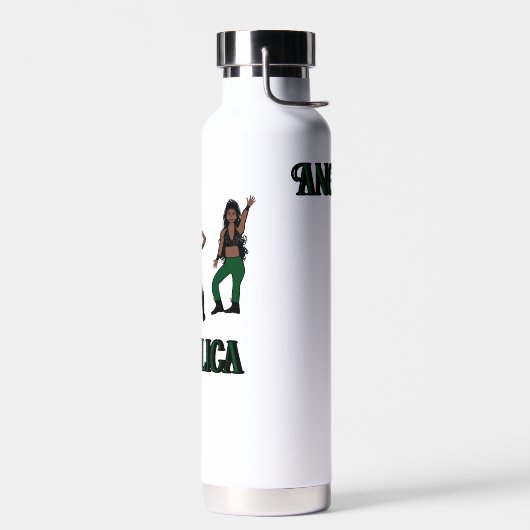 Black Green Dancer #1 Trinkflasche (Links)