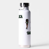 Black Green Dancer #1 Trinkflasche (Rechts)