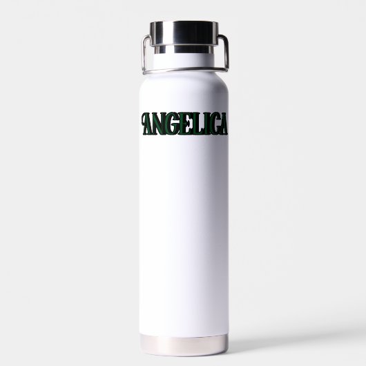 Black Green Dancer #1 Trinkflasche (Rückseite)