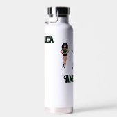 Black Green Dancer #2 Trinkflasche (Rechts)