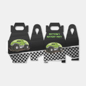 Black Green Gator Monster Truck Birthday Party Geschenkschachtel (Ungefaltet)