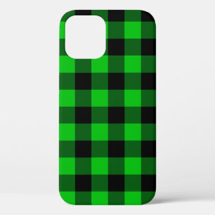 Black Green Karo Case-Mate iPhone Hülle