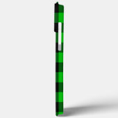 Black Green Karo Case-Mate iPhone Hülle (Rückseite / Links)