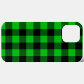 Black Green Karo Case-Mate iPhone Hülle (Rückseite (Horizontal))