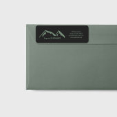 Black & Green Mountains Rücksendeadresse