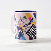 Black Grid, 1922 - Kandinsky Zweifarbige Tasse (Vorderseite Links)