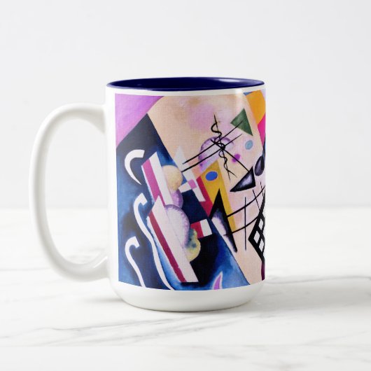 Black Grid, 1922 - Kandinsky Zweifarbige Tasse (Links)
