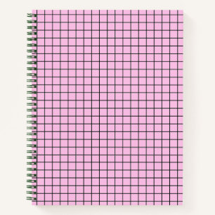 Black Grid Uni (Notebook) Notizblock