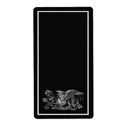 Black Griffin Apothecary Label (Vorne)