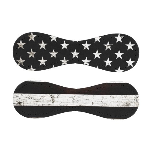 Black Grunge American Flag 2 Baseball (Paneele)