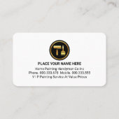 Black Grunge Layer Paint Brush Visitenkarte (Rückseite)