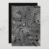 Black Grunge Sons Boys Teens Geburtstag Einladung (Vorne/Hinten)