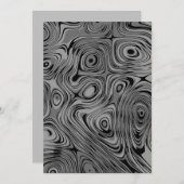 Black Grunge Sons Boys Teens Geburtstag Einladung (Vorne/Hinten)