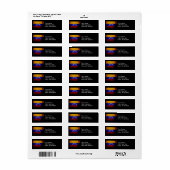 Black Grunge Venezuela Fahne (Vorne)