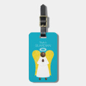 Black Guardian Angel, (beidseitig) Gepäckanhänger (Vorderseite vertikal)