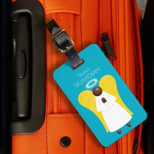 Black Guardian Angel, (beidseitig) Gepäckanhänger