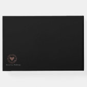 Black Guest Book Gästebuch (Rückseite)