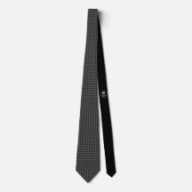 Black Hahnentrittmuster - Emo - Neck Tie