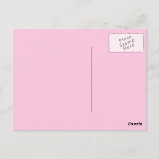 Black Hair Diva Postkarte (Rückseite)