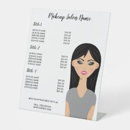 Black Hair Makeup Girl Nah-up Makeup Artist Menu Sockelschild