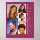 Black Hairstyles Poster (Vorne)