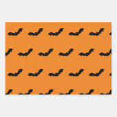 Black Halloween Bats Geschenkpapier Set (Vorderseite 3)