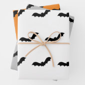 Black Halloween Bats Geschenkpapier Set (Beispiel)