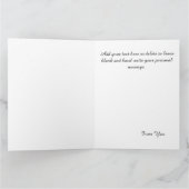 Black Halloween Cat Karte (Innenseite)