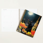 Black Halloween Cat Planer (Anzeige)