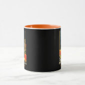 Black Halloween Cat Tasse (Zentrum)