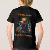 🖤 Black Halloween Kid T-Shirt 🎃 Tri-Blend Shirt (Rückseite)
