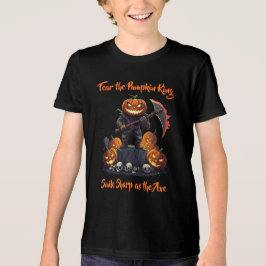 🖤 Black Halloween Kid T-Shirt 🎃 Tri-Blend Shirt
