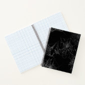 Black Halloween Notebook with Spiderweb Art Notizblock (Innenseite)