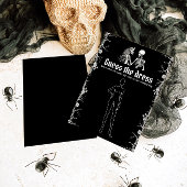 Black Halloween rät sich das Dress Brautparty Game Einladung