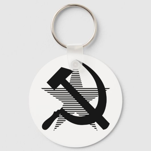 Black Hammer & Sickle Schlüsselanhänger (Vorderseite)