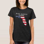 Black Hammock Florida USA Staat America Travel Flo T-Shirt (Vorderseite)
