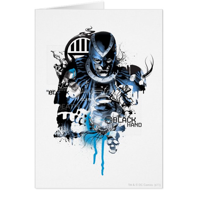 Black Hand - Blue Collage (Vorne)